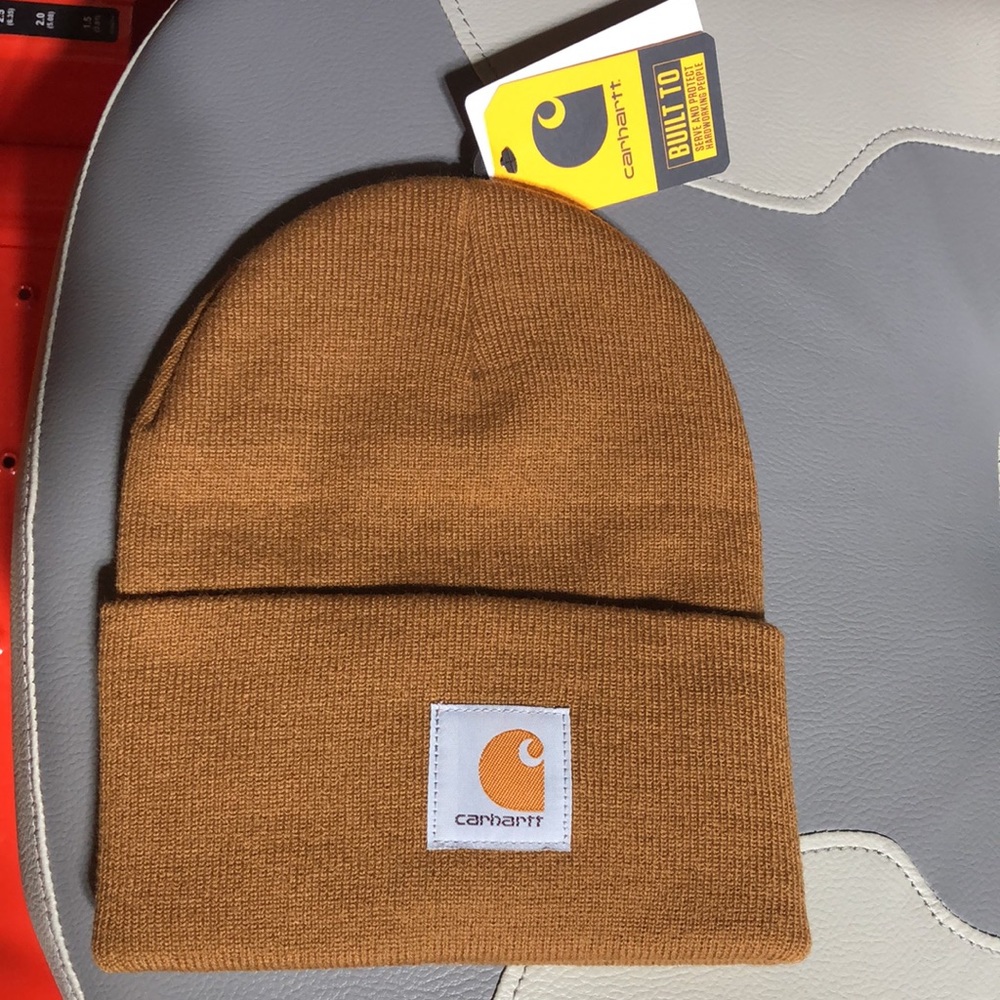 COPY - Carhartt Knit Cuffed Beanie NWT A18-BRN F21